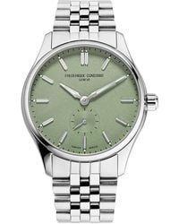 Frederique Constant - Frédérique Classics Index Small Seconds Watch Fc-530Gr3B6B Stainless Steel - Lyst