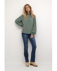 Cream - Overhemd Met Lang Mouwen Straight Fit - Lyst
