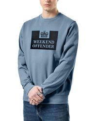 Weekend Offender - Sweatshirt Penitentiary Crew Neck Pullover Casual Cotton - Lyst