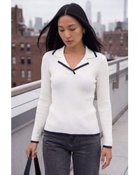 Roman - Tipping Rib Henley - Lyst