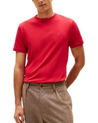 Tommy Hilfiger - T Shirts Crew Neck Short Sleeve Summer New Cotton Top Tee - Lyst