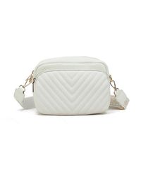 Where's That From - 'Halycon' Cross Body Bag With Stitching Detail - Lyst