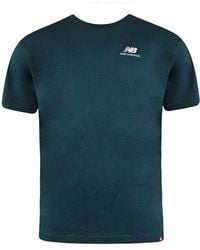 New Balance - Short Sleeve Trek Essentials Embroidered T-Shirt Mt11592 Tkk - Lyst