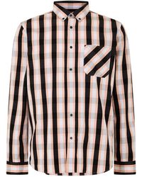 HUGO - Striped Oxford Shirt Cotton - Lyst
