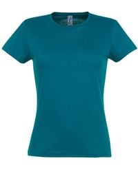 Sol's - Ladies Miss Short Sleeve T-Shirt (Duck) Cotton - Lyst