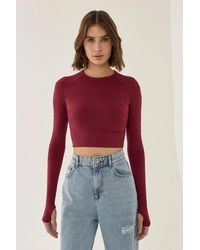 Hiccup - Slim Fit Basic Crop Top - Lyst