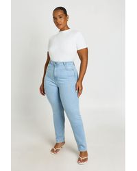 Boohoo - Plus High Waist Booty Lifting Skinny Jean - Lyst