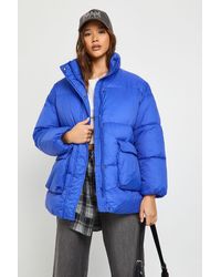 Boohoo - Oversized Hooded Puffer Jacket - Lyst