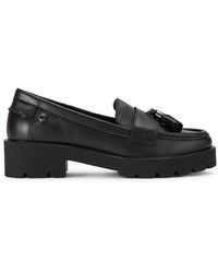 Carvela Kurt Geiger - Leather Snap Chunky Tassel Loafers - Lyst