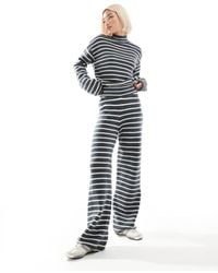 Pieces - Knitted Wide Leg Jogger Co-Ord - Lyst
