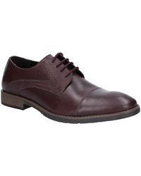 Hush Puppies - Derby Plain Toe Oxford Leather Shoes - Lyst