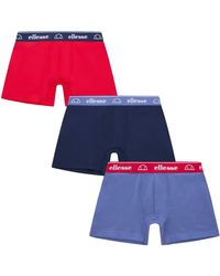 Ellesse - Boxershorts Voor Met Lage Taille (3-Pack) /Zwaar/Blauw) - Lyst