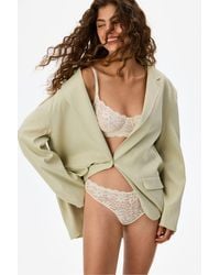 Penti - Lace V-Cut Brazilian Briefs - Lyst