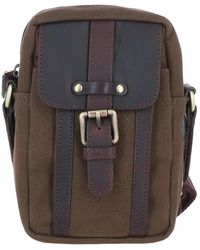 Fenland Sheepskin - Exquisite Real Leather X Canvas Body Bag - Lyst
