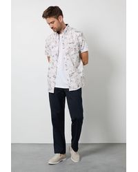 MAINE - Cotton Linen Blend Chino Trousers - Lyst