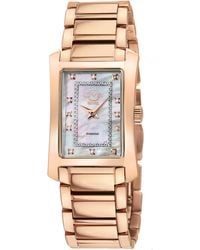 Gv2 - Luino Swiss Quartz Diamond Mop Dial, 316L Stainless Steel Iprg Watch - Lyst