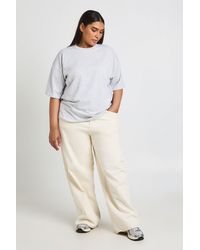 Boohoo - Plus Basic Oversized T Shirt - Lyst