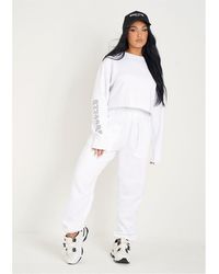 Missy Empire - Missy Empire Front Oversized Joggers - Lyst
