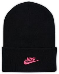 Nike - Accessories Nsw Peak Wordmark Logo Adjustable Cuff Beanie - Lyst
