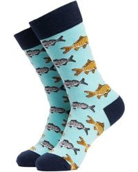 Soctopus - Dog Design Novelty Funny Dress Socks - Lyst