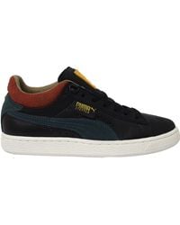 PUMA - Stepper Classic Mmq S Leather Lace Up Trainers 355550 01 - Lyst