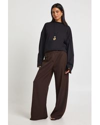 Boohoo - Woven Pocket Detail Wide Leg Trouser - Lyst