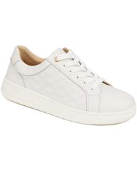 Jones Bootmaker - Allana Leather Lace-Up Trainers - Lyst