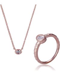 Orphelia - 'Robin' 925 Sterling Set: Necklace + Ring - Lyst