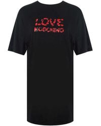 Moschino - Love Bubble Logo T-Shirt Cotton - Lyst