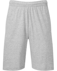 Fruit Of The Loom - Korte Iconische Jersey (heide Grijs) - Lyst