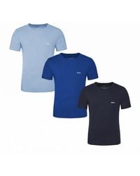 BOSS - Pack Of 3 Short Sleeve Undershirts 50532811 - Lyst