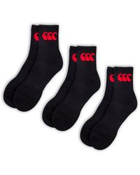 Canterbury - Adult Crew Socks (Pack Of 3) - Lyst