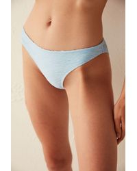 Penti - Ribbed Mid-Waist Bikini Bottoms - Lyst