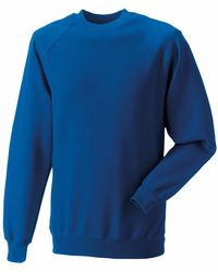Russell - Herringbone Raglan Crew Sweatshirt - Lyst