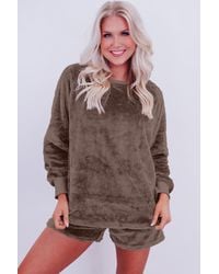 Azura Exchange - Cozy Fleece Lounge Set - Lyst