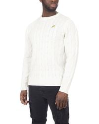 Brave Soul - Pullover Jumper Crew Neck Long Sleeve Winter Knitted Cardigan - Lyst