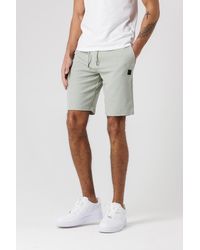 Tokyo Laundry - Light Jogger Shorts With Logo Badge And Drawstrings - Lyst