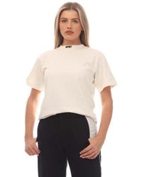 Heron Preston - Vrouwen Hpny Geborduurd T-shirt In Wit Zwart - Lyst