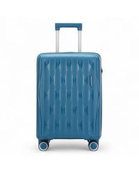 Infinity Leather - Robust Hard Shell Cabin Suitcase Tsa Luggage Suitable For Easyjet, Ryanair, Wizzair Hardshell - Lyst