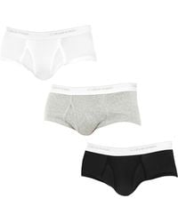 Calvin Klein - 3Er-Pack Slips Mit Atmungsaktivem Stoff Und Frontöffnung U1000A Für Herren - Lyst