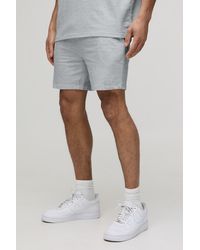 BoohooMAN - Lightweight Basic Slim Fit Short Length Shorts - Lyst