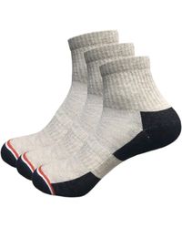 Tommy Hilfiger - Ankle Socks 3 Pack Regular Trainer Soft Cotton 6-10.5 - Lyst