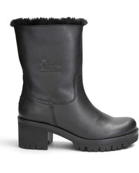 Panama Jack - Leather Waterproof Warm Heeled Boots - Lyst
