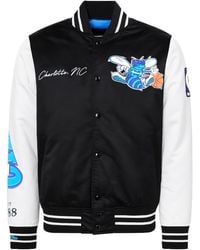 Mitchell & Ness - Nba Charlotte Hornets Satin Bomber Jacket - Lyst