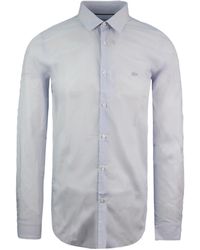 Lacoste - Slim Fit Light Shirt Cotton - Lyst