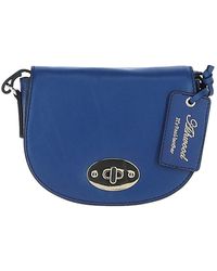 Ashwood Leather - 'Borsa Della Moda' Real Saddle Crossbody Bag - Lyst