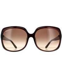 Ferragamo - Rectangle Gradient Sunglasses - Lyst