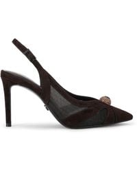 Carvela Kurt Geiger - Suede Lumera Sling Court Heels - Lyst