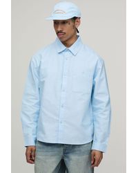 BoohooMAN - Oversized Fit Oxford Shirt - Lyst