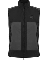 Belstaff - Ratio Chaleco Negro Mit Design Jack Pardo - Lyst